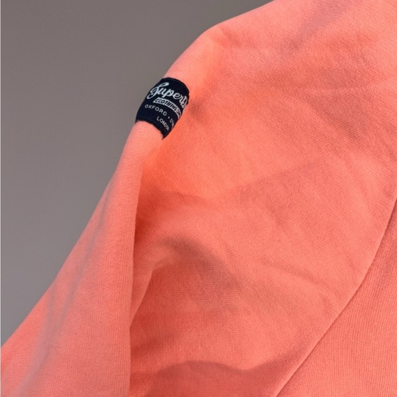 Superdry Moto Motorcyle Retro Graphic Sweatshirt Orange Crewneck Size Small - Picture 4 of 7